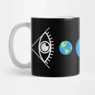 Earth Within an Eyeball Mug